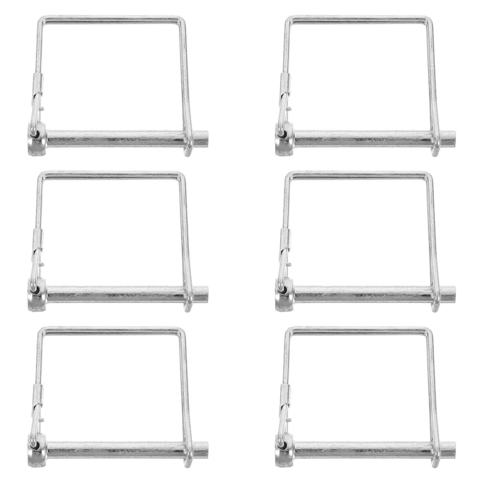 6Pcs Trailer Coupler Pin Heavy Duty Carbon Steel Hitch Spring Loaded Lock Secure Trailer Latch Pins for Boats Rvs