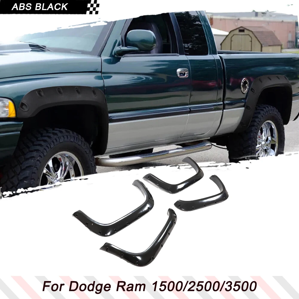 Car Wheel Arches Fender Flares Mudguards For Dodge Ram 1500 2500 3500 1994 - 2002 Car Wheel Arches Fender Flares Trims Body Kits