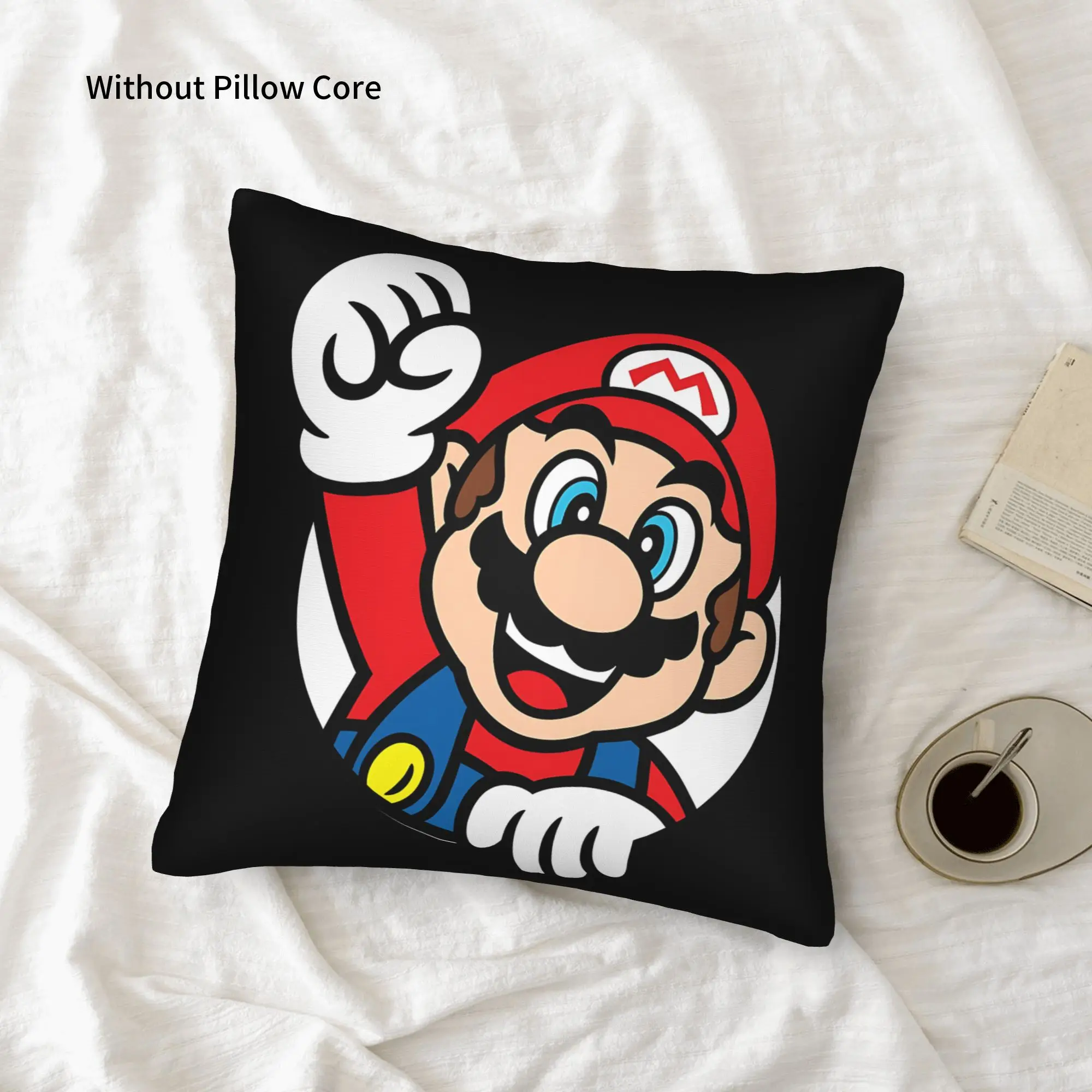 1PC Cartoon Super Mario Pillow Case Double-Sided Printing  Sofa Cushion Bedroom Bedside Pillow