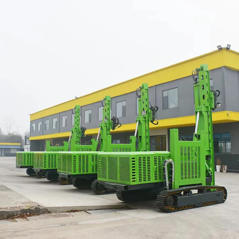 

pile Driving Machine photovoltaic HWL500R Hydraulic Press pile driver For Solar Piling Project Machine