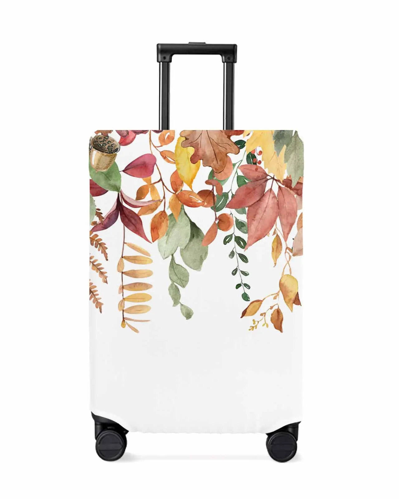 

Thanksgiving Autumn Eucalyptus Luggage Cover Elastic Baggage Cover For 18-32 Inch Suitcase Case Dust Cover