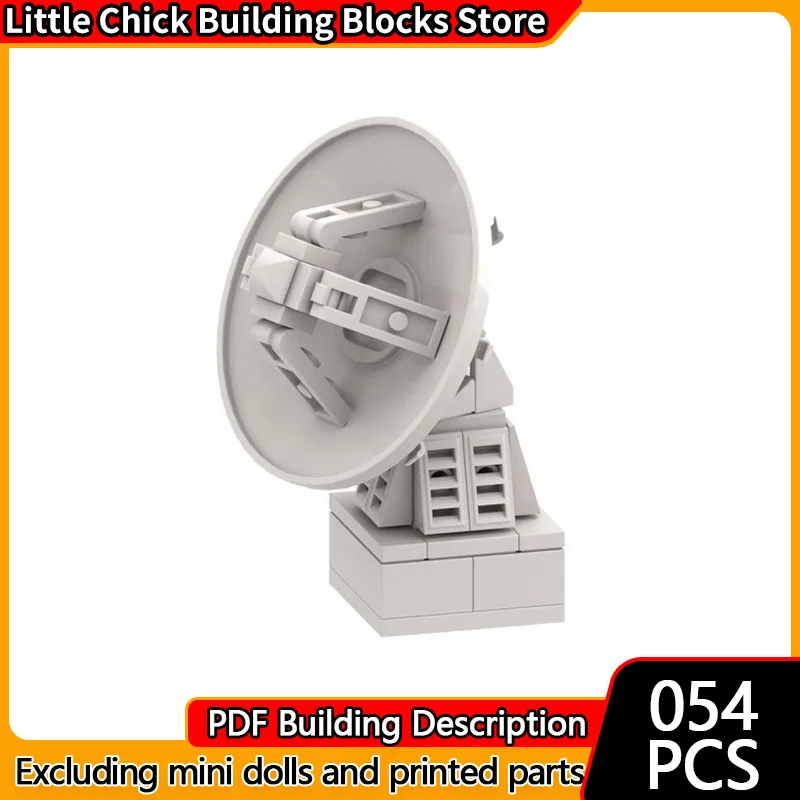 Modelo City Street View, ladrillos de construcción MOC, estación terrestre satélite V2, tecnología Modular, regalos, vacaciones, juguetes para niños