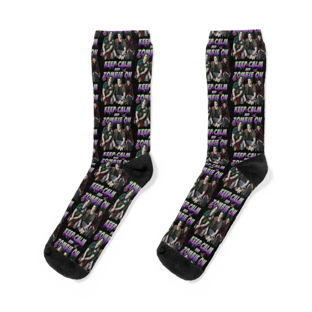 

Zombies 2 Keep Calm and Zombie On Socks Stockings new in's winter gifts new year Women's Socks Men's