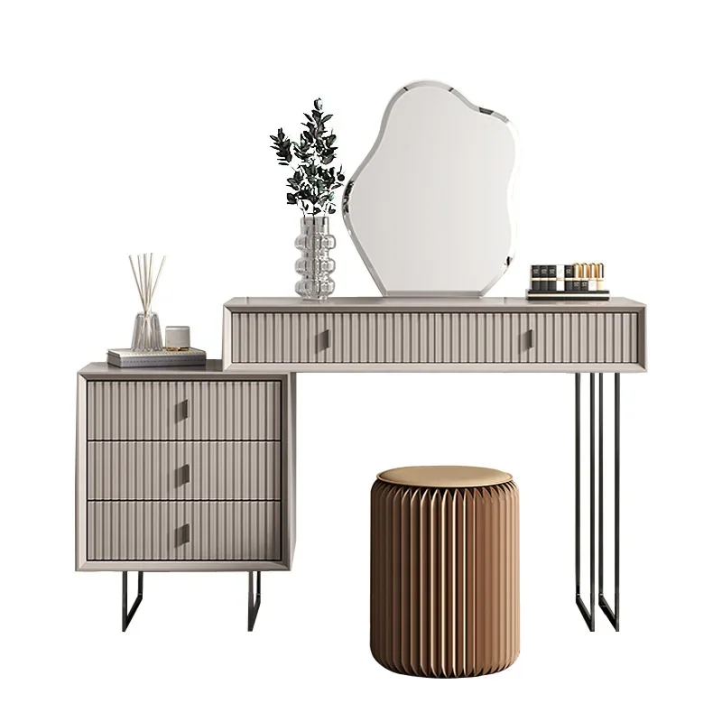 

New Arrival New Design Modern Luxurious Bedroom Solid Wooden Vanity Cheap Dressing Table Design