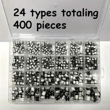 400Pcs Aluminum Electrolytic Capacitors Kit #3