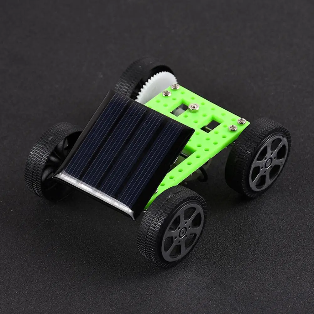 2 pçs mini carro movido a energia solar diy montagem brinquedo educativo para aprendizagem de energia modelo de quebra-cabeça brinquedo solar diy montagem do carro solar
