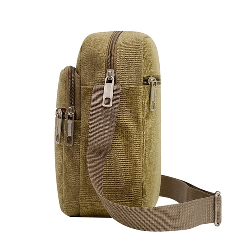Männer Sidebag Für Business Umhängetasche Mode Koreanische Version männer Leinwand Große Kapazität Einzelnen Schulter Messenger Tasche – Detail 9