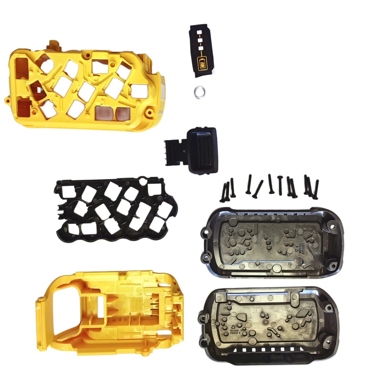 1 Set 60V Lithium Battery Casing Housings Screw 15 Cells 21700 DCB606 DCB609 Battery Storage Box Plastics Case Holder▪