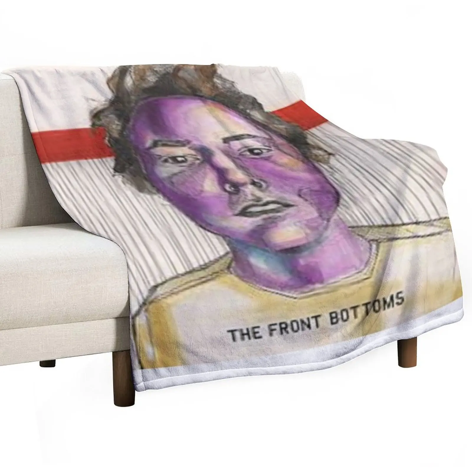 The Front Bottoms Throw Blanket Decorative Sofa christmas gifts Thins Soft Plaid Blankets