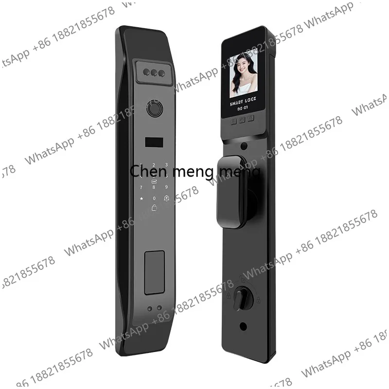 Fully automatic, fingerprint, anti-theft door password lock, household electronic smart lock, video intercom