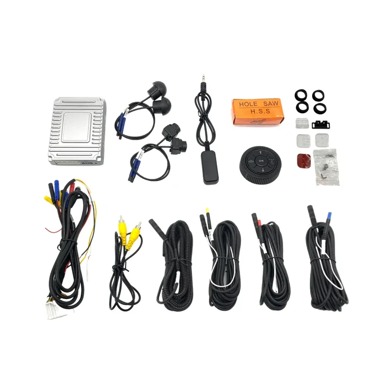 กล้องติดรถยนต์มุมกว้าง 1080p 4 ตัว 360 องศา กล้องบันทึกภาพหน้ารถ ระบบกล้องมองภาพรอบทิศทางแบบพาโนรามา 3 มิติ ระบบมองภาพรอบรถยนต์ AVM