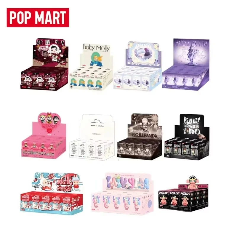 2025 New 100% Genuine Popmart Labubu Dimoo Sp Molly Crybaby Hirono Blind Box Complete End Box