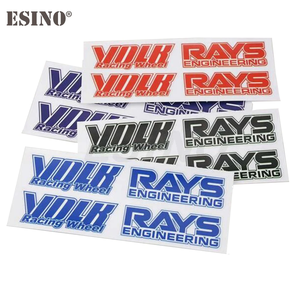 Volk Racing Car Styling llanta de rueda clásica, vinilo decorativo, pegatina creativa, juego de calcomanías para rayos Volk Racing TE37 TE37 SL TE37C