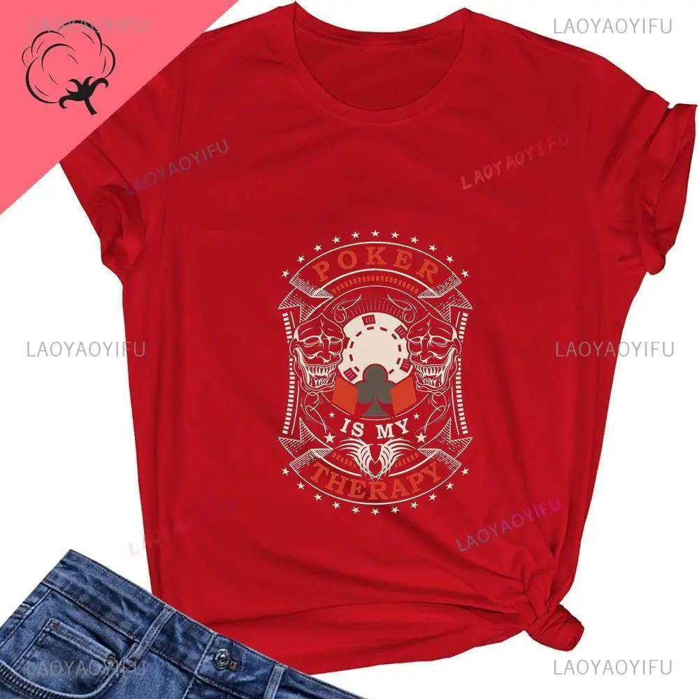 تي شيرت بوكر جديد فريد من نوعه "أنا قابل للتنفس" للرجال، تي شيرت قطني كاجوال وعصري برقبة دائرية #5