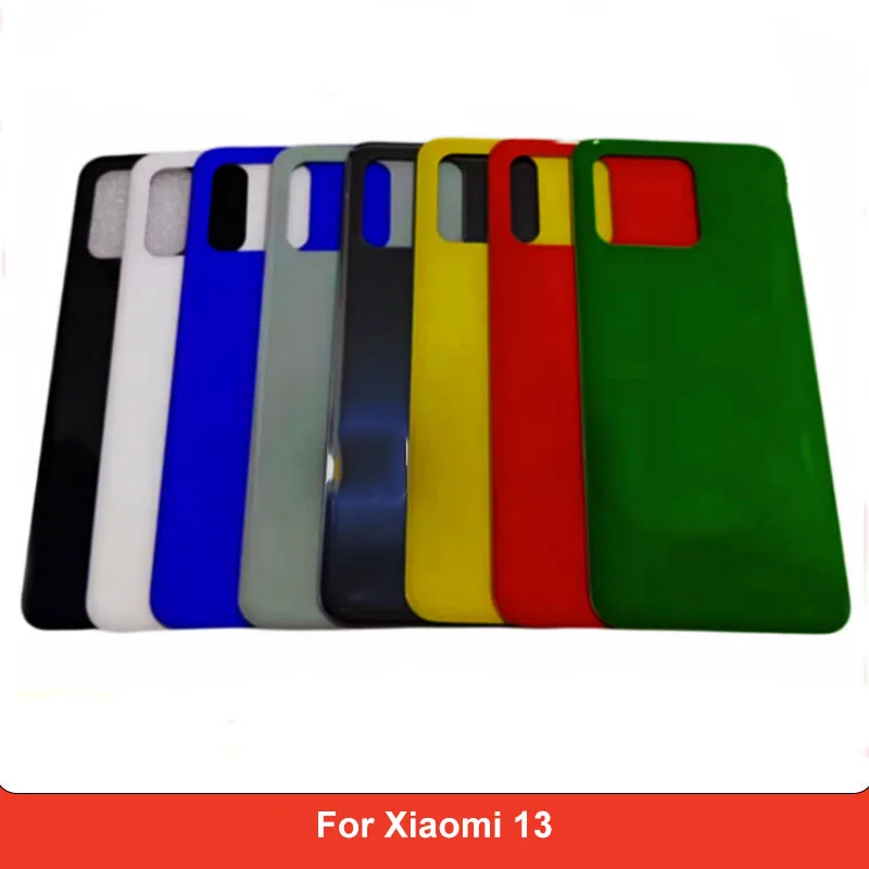 2 PCS Battery Back Cover for Xiaomi 13 back cover for Xiaomi13 Repair Replacement Part