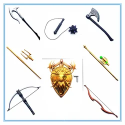 Mythical Knight Skeleton Soldier 7-Inch Movable Doll Weapon Diy Accessory Model Collection Display Toys Static Decoration