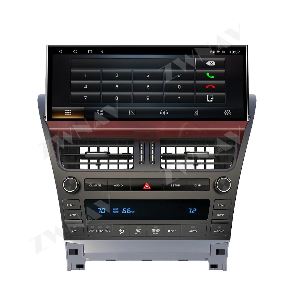 12.3 Inch TouchScreen For Lexus LS460/LS600 2006-2012 Android 14 GPS Navigation Carplay Car Multimedia Player Head Unit Auto