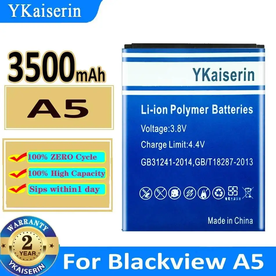 High Performance 3500Mah For Blackview A5 Mobile Phone Battery
