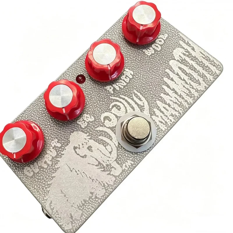 Woolly Mammoth-Style Bass Fuzz Distortion Pedal, Bass Single Effect Stompbox Guitar Performance