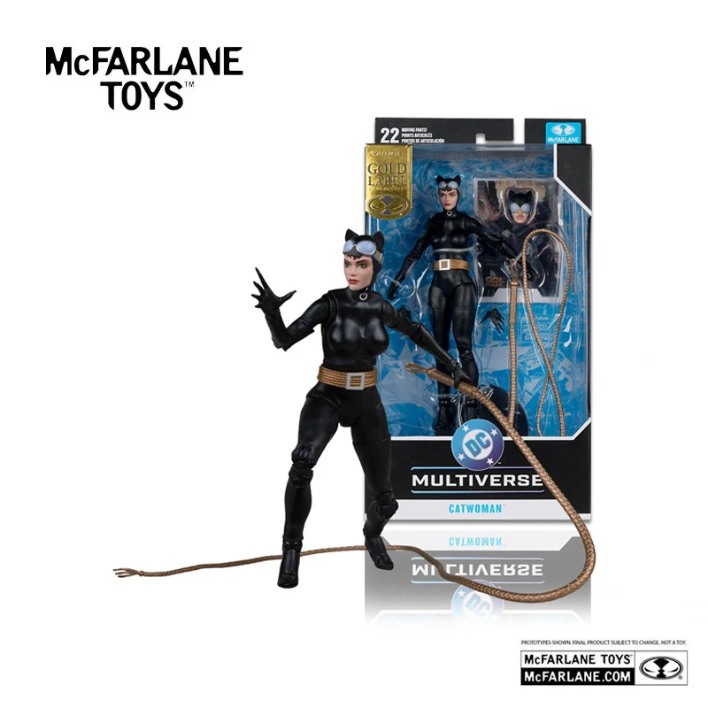 Фигурка McFarlane Toys DC Multiverse Deluxe, 7 дюймов - Женщина-кошка (Hush) (Gold Label), модель-кукла, гаражный набор для сборки