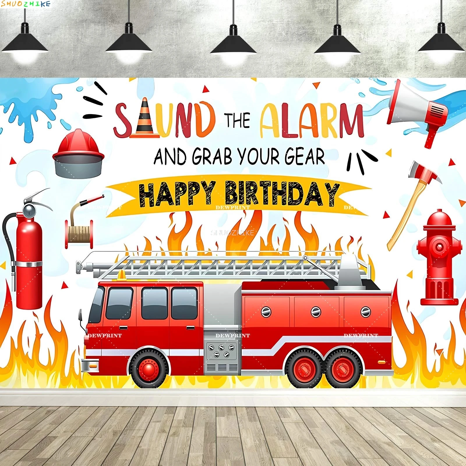 

Baby Shower Happy Birthday Party Photography Backdrops Newborn Kids Air Balloon Princess Tropical Jungle Photo Background BB-65