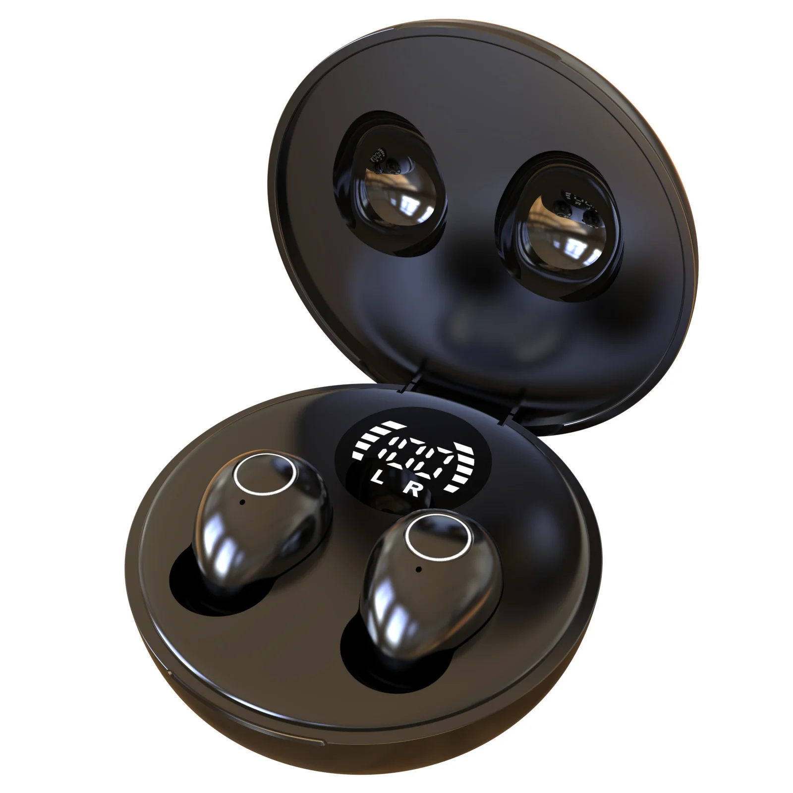 Upgraded TWS Wireless Earbuds Ultra‑Noise Canceling Gaming Headphones Low Latency Low Power Consumption with LED Digital Display