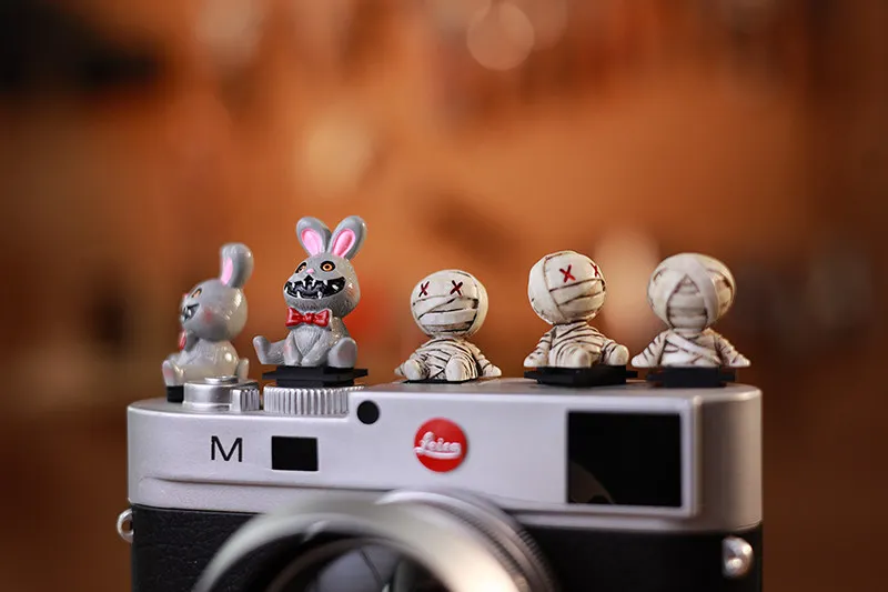 Cute Christmas Horror  Hot Shoe Cover for Leica Q2 Fuji X100V X-T5 Sony ZV-1 Canon EOS R5 Nikon Z5 Camera Accessories view 4