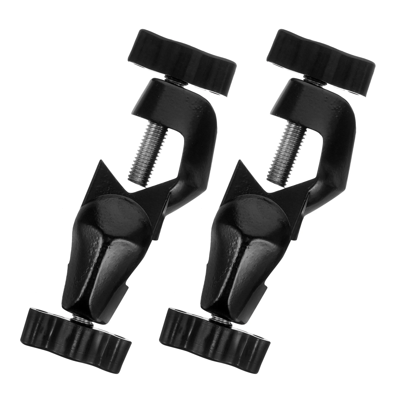 2pcs Zinc Alloy Cross Clamp Anti Rust Adjustable Lab Stand Holder Bracket Right Angle Clamp Laboratory Supplies