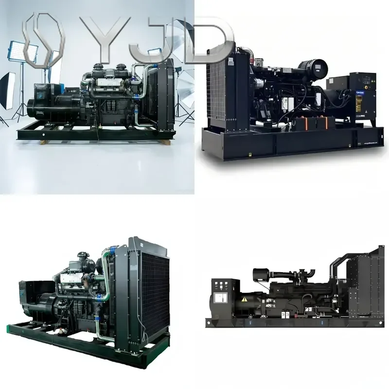 YJD Weifang Power 500KW Open Frame Diesel Generator Set ATS Remote Control Customizable Brand Weichai Engines Super Silent Low