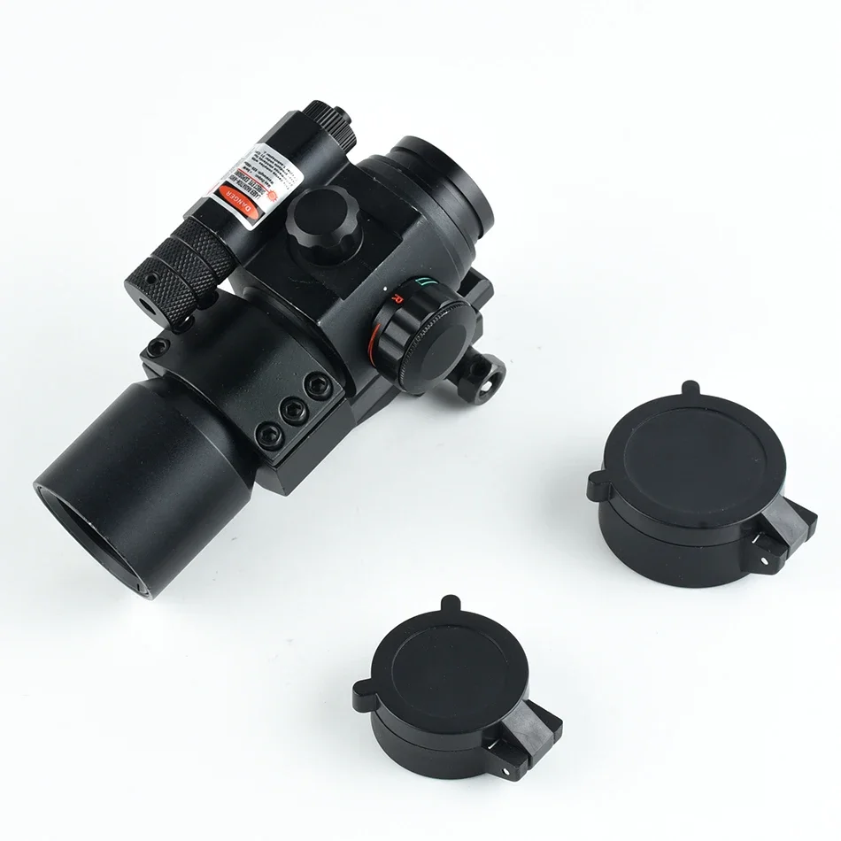 3x44 Red Dot Sight Tactical 1x40 Red Green Airsoft Riflescope Hunting Optical Collimator with 20MM Rail for Outdoor Shooting