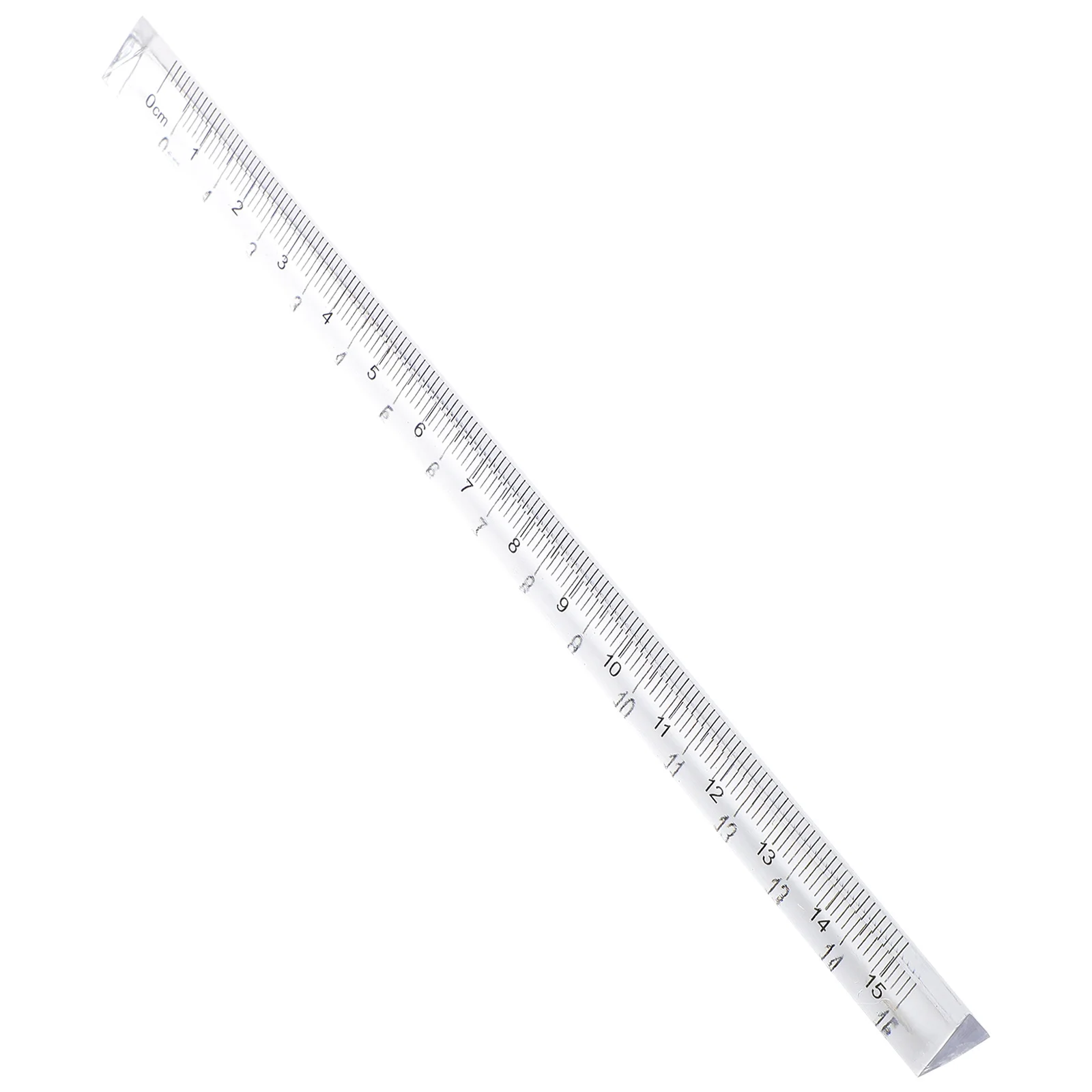 8pcs Triangular Scale Ruler Transparent Measuring Drawing Tool For Students School Architecture Technical Metric Rulers