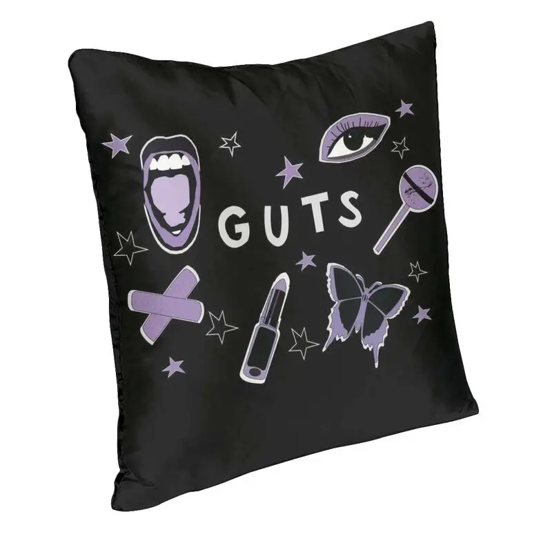 Fashion Olivia Vampire Rodrigos Sour Guts Throw Pillow Case Home Decor Custom Square Cushion Cover 45x45 Pillowcover for Sofa