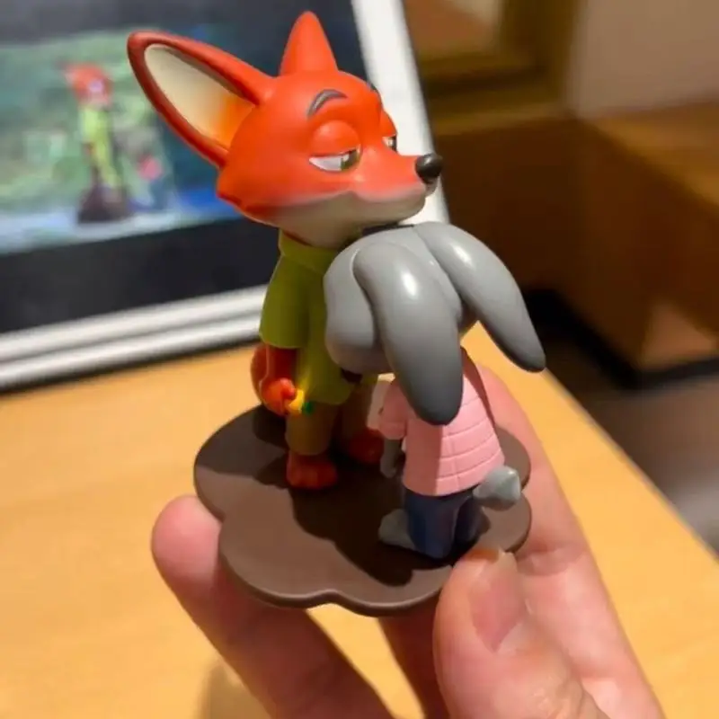 Zootopia Nick Judy Figura misteriosa Giocattolo da collezione Scatola cieca Regalo Bambola in miniatura Opere d'arte fatte a mano Città di animazione Squadra perfetta