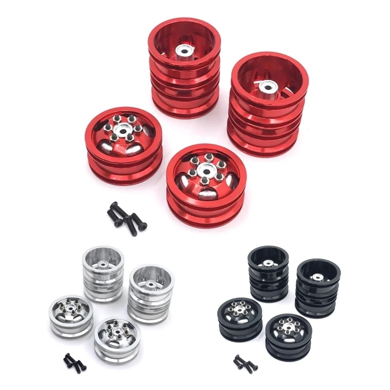 

Metal Rear Dual Wheel Hub For WPL B14 B16 B36 C14 C24 MN HengLong FeiYu JJRC RC Car Upgrade Parts