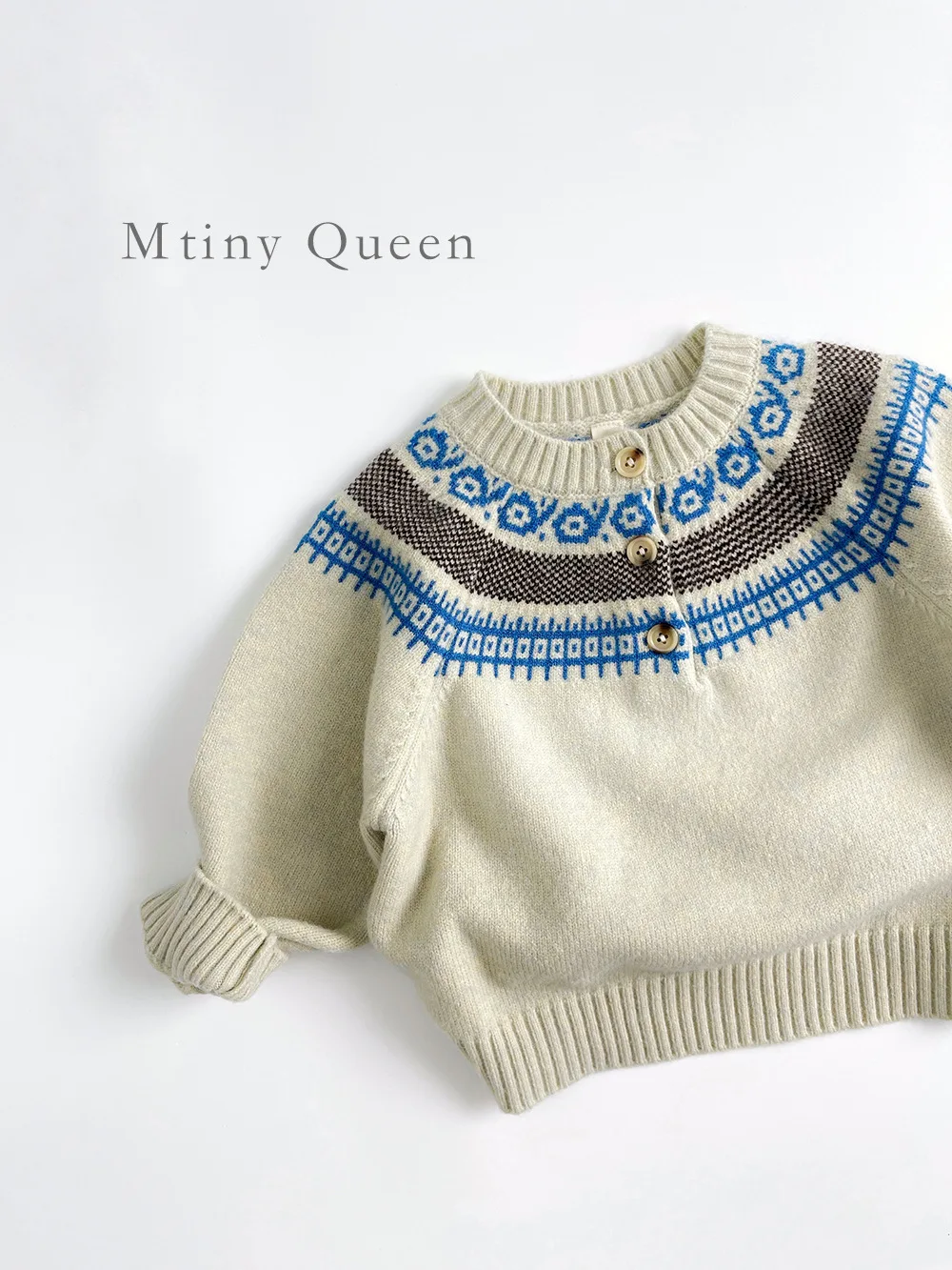 2024 Autumn New Children Casual Sweater Fashion Print Boys Girls Knitted Pullover Baby Long Sleeve O-neck Tops Kids Clothes