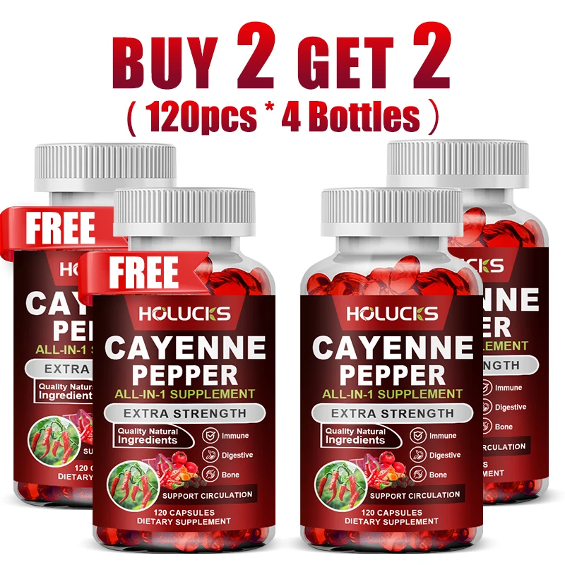 

Капсулы с экстрактом кайенского перца повышенной силы действия, с цейлонской корицей, куркумой и женьшенем, для укрепления иммунитета, улучшения кровообращения и пищеварения.