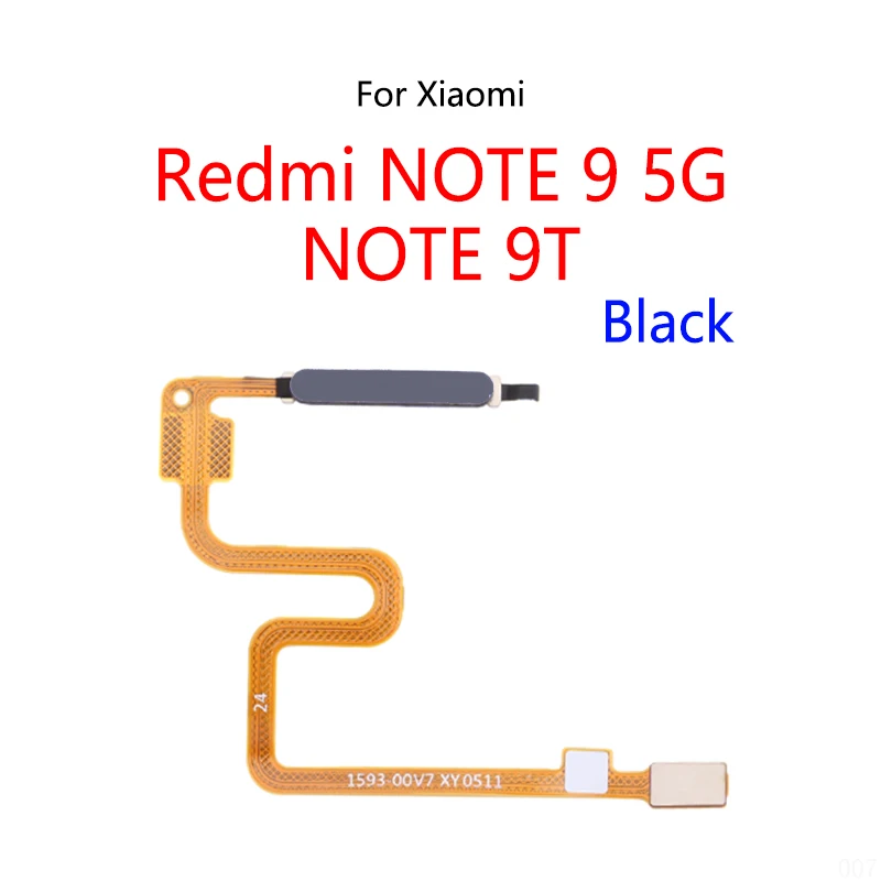 Home Button Fingerprint Scanner Touch ID Menu Return Sensor Flex Cable For Xiaomi Redmi NOTE 9 5G / Redmi NOTE 9T