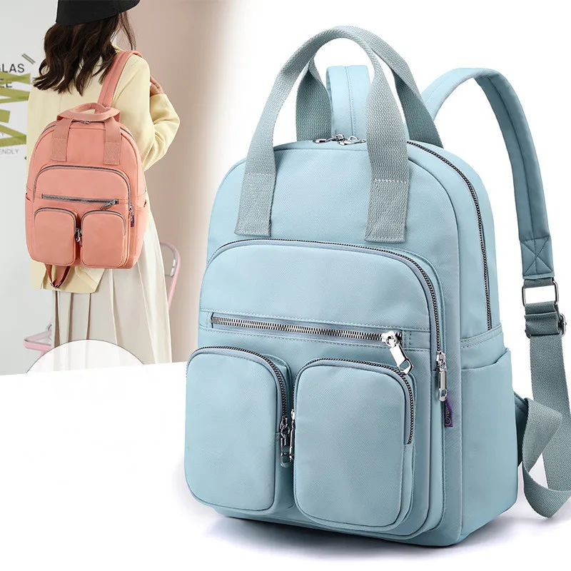 Women Fashion Backpack Waterproof Nylon Travel Bag for Girl Bagpack Female Shoulder Bag Lady Backpack Big Capacity