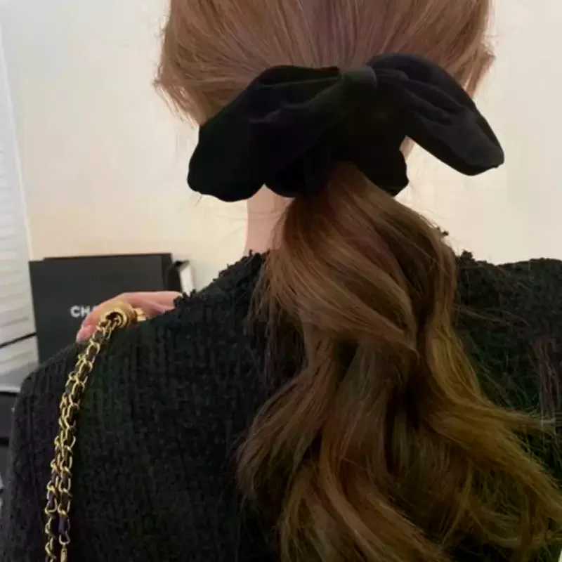 Vintage schwarze Samt-Haargumm – Hair Tie Velvet Bewertung und Preis