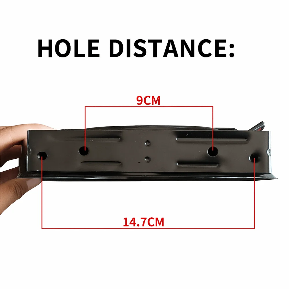 

Universal 12V Radiator Fan 80W 10 INCH Car Aircon Auxiliary Fan ABS 8/10 Blades Condenser Fan Vehicle Cooling System