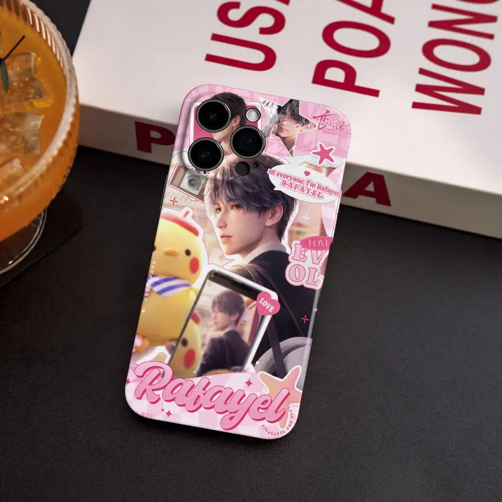 

Чехол для телефона Love and Deepspace для iPhone 17, 16, 15, 14, 13, 12, Pro Max Plus, глянцевый HD, с тонкими отверстиями, жидкая пленка, мягкий корпус