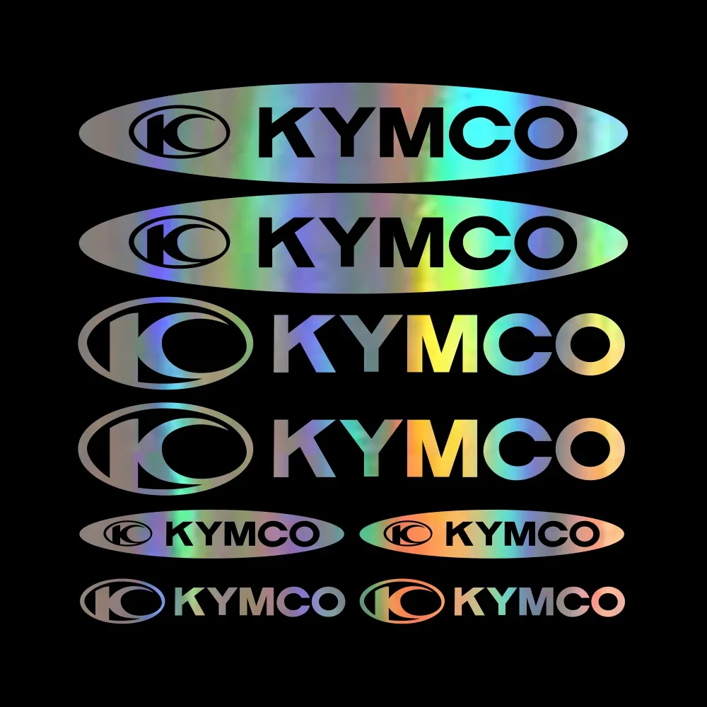 Personalized Car Stickers Compatible 12pcs for KYMCO Sheet  Car and Motorcycle Body Exterior Waterproof Sunscreen Vinyl Decal