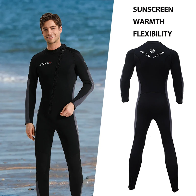 

New 3mm Neoprene Wetsuits Full Body Scuba Diving Suit Men Snorkeling Surfing Swimming Long Sleeve Keep Warm Wetsuits