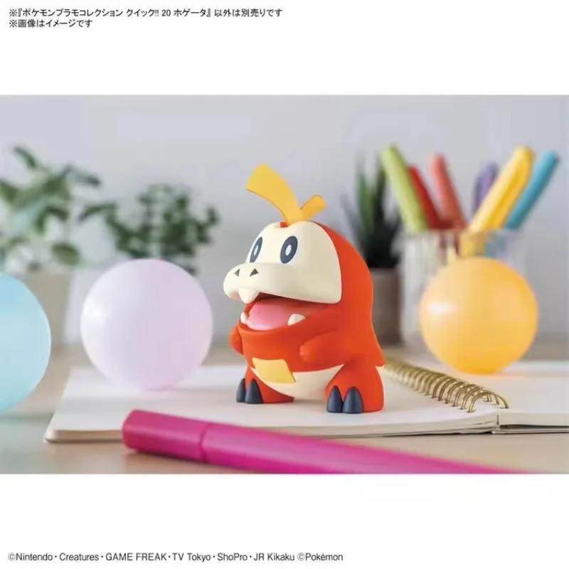 Bandai asli Anime Figure Pokemon Fuecoco Action Figure mainan untuk anak-anak hadiah koleksi Model ornamen