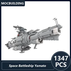 Space Battleship Yamato UNCF Dreadnought Moc Building Blocks DIY Assembled Bricks Space Display Collection Toys Gifts 1347PCS