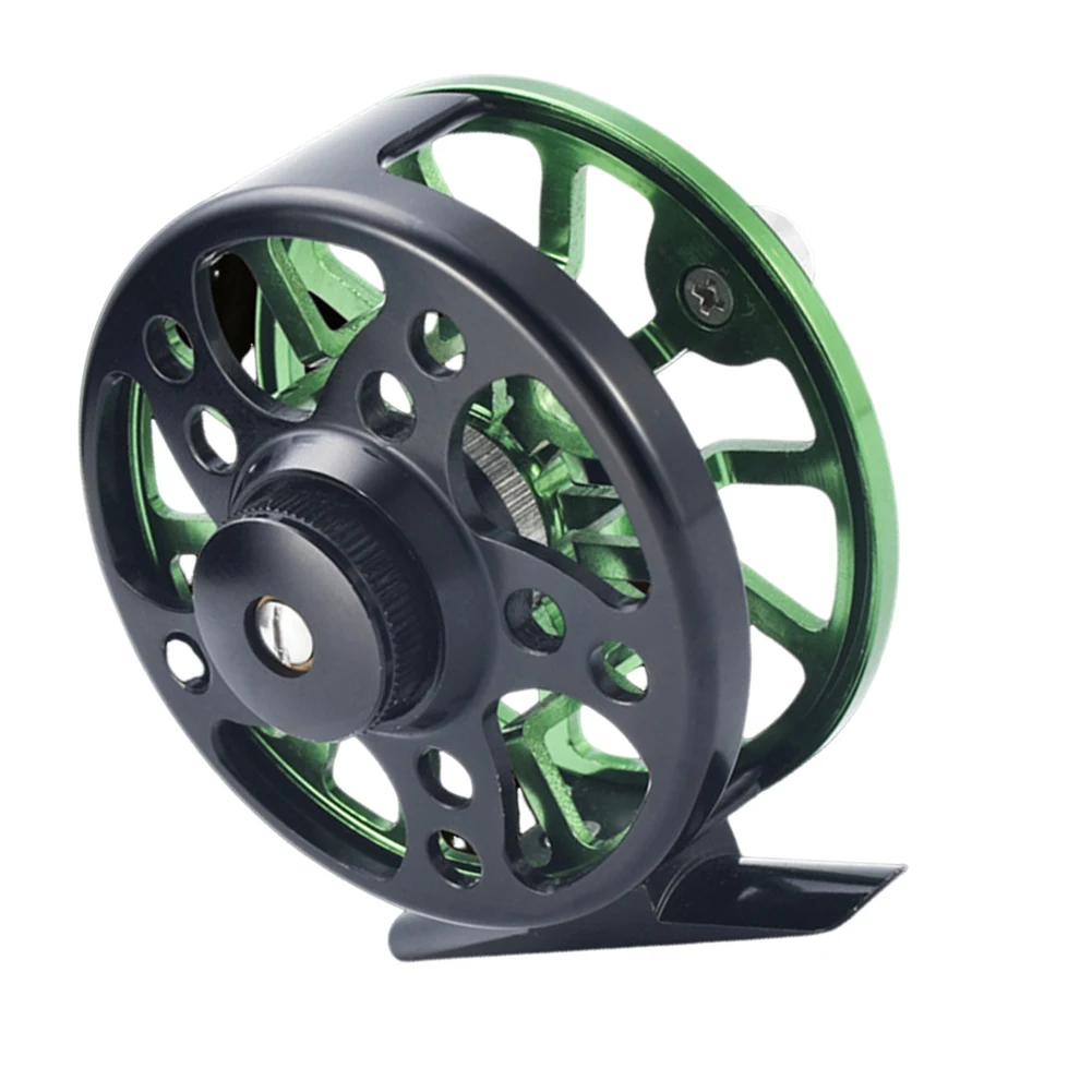 Fly Fishing Reel 2+1BB Outdoor Fishing Reel Metal Sea Fishing Gear CNC-machined Alloy Fly Fishing Reel With 8KG Max Drag