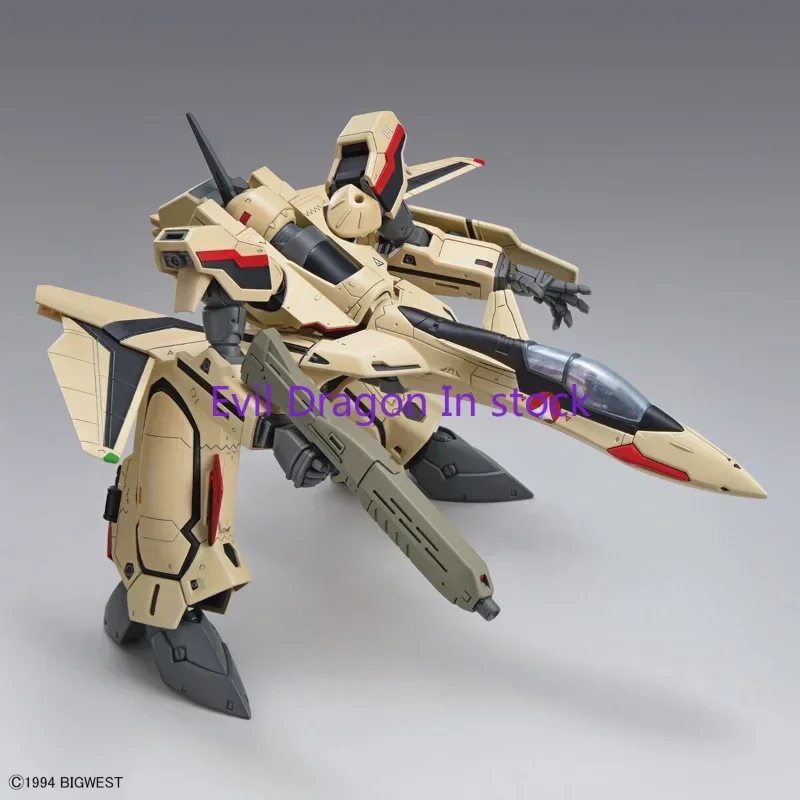 Bandai Original The Super Dimension Fortress Macross Anime HG 1/100 PLUS YF-19 Action Figure Toys Model Gifts for Children