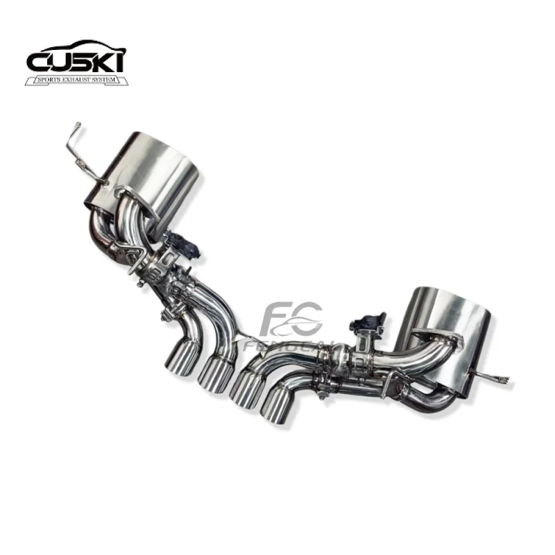 

High-pressure exhaust pipe Cat-back Exhaust Muffler for Acura NSX 3.5T 2016-2022 Stainless Steel with Valve-controlled Exhaust