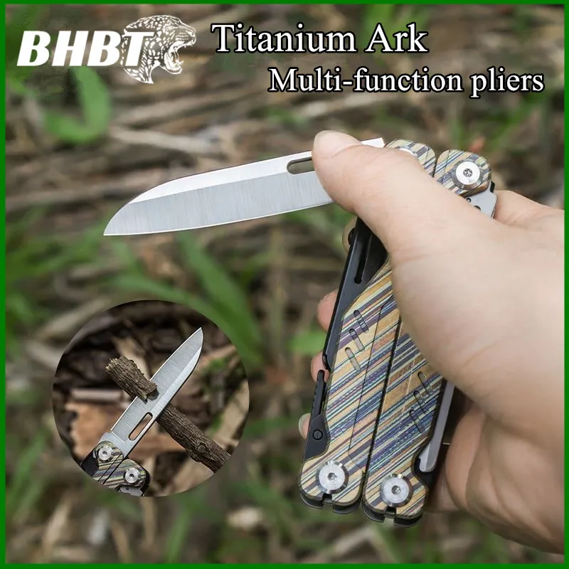 BHBT Ark Titanium Alloy Multifunctional Pliers CNC Precision Carving Emergency Tool for Outdoor Home Maintenance