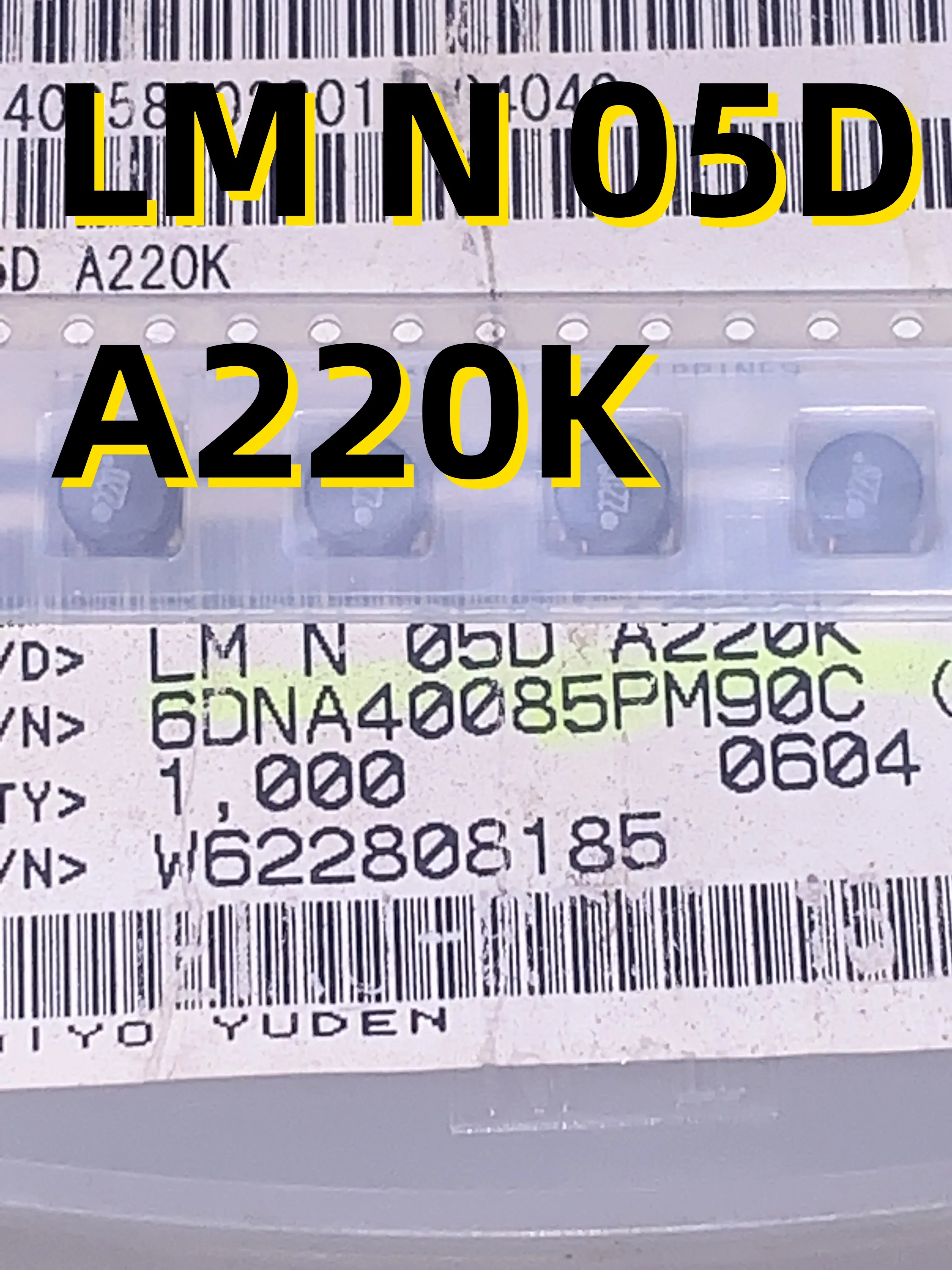 

Brand New Original 10pcs LM N 05D A220K